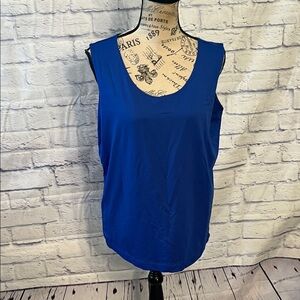 Chico’s Sleeveless Tank Royal Blue Chicos Size 3 XL